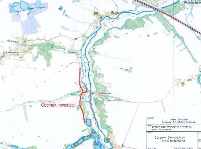  Rusza budowa kanalizacji w Modlikowicach. Zmiany w organizacji ruchu 