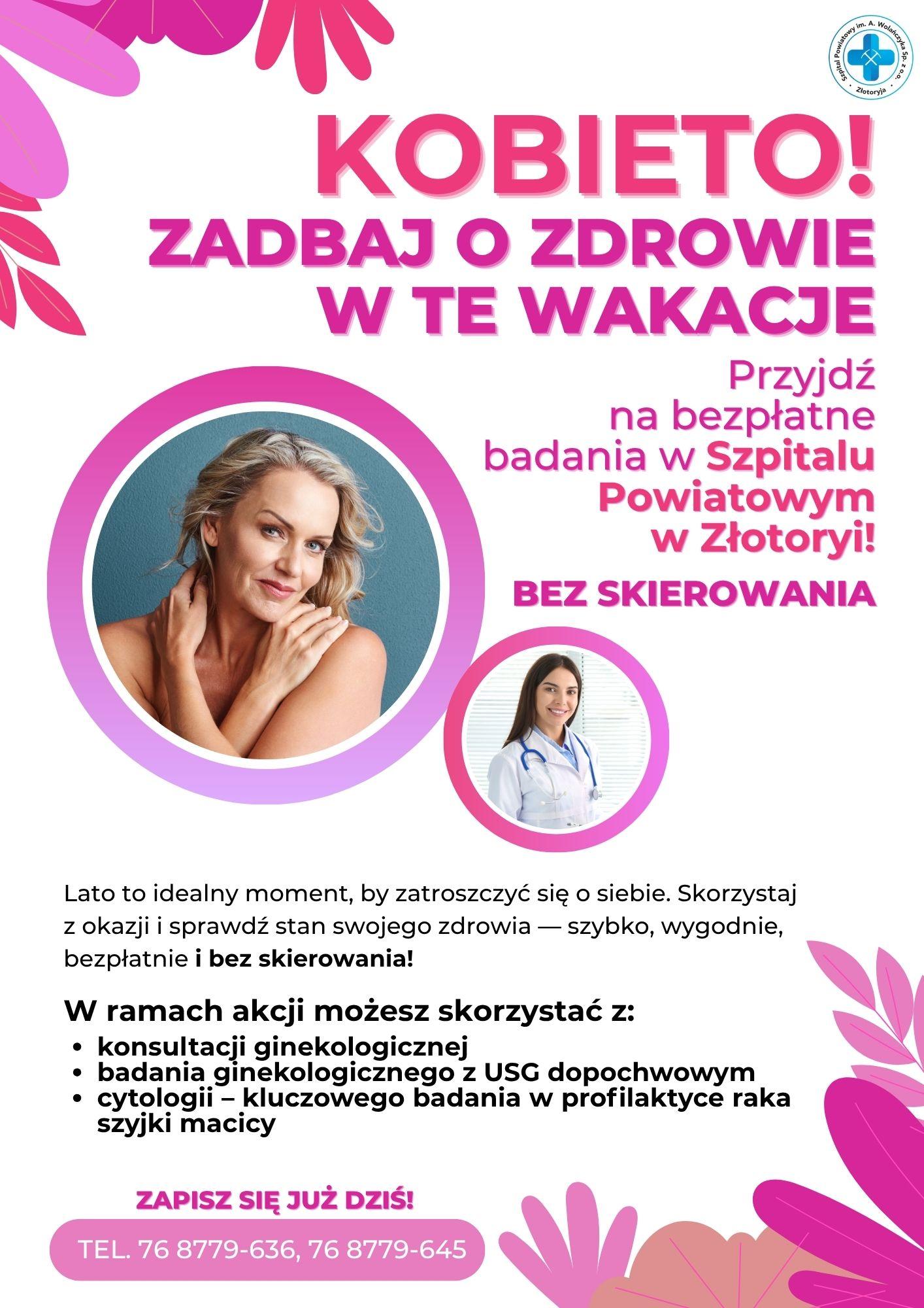 Letnia akcja profilaktyczna w Szpitalu Powiatowym im. A. Wolańczyka w Złotoryi