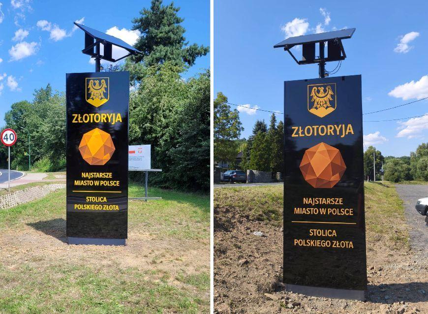  Świecą się, błyszczą i witają złotem – oto nowe złotoryjskie witacze 