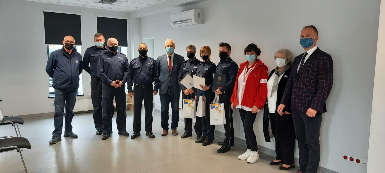 Policja zamknęła akcję krwiodawstwa przed mediami