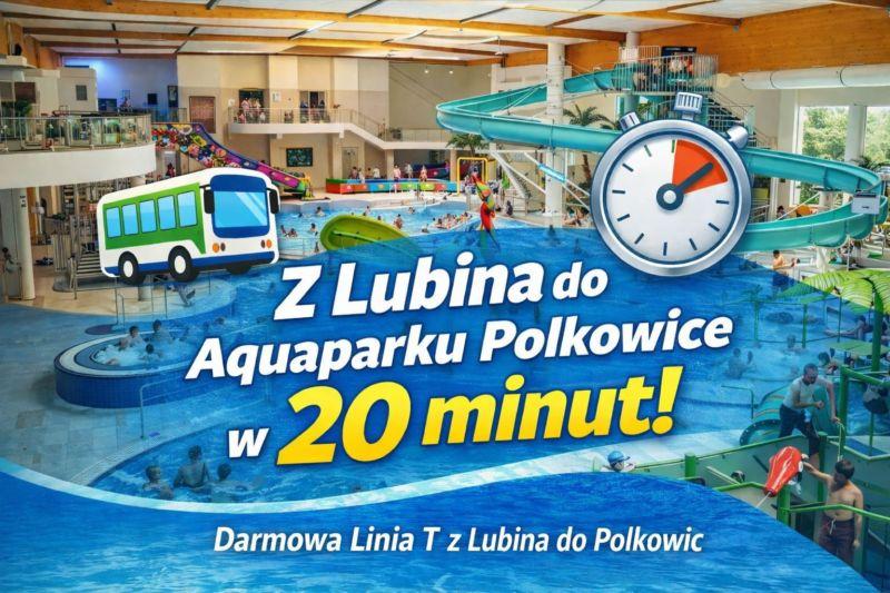Z Lubina do Aquaparku Polkowice. Darmowym autobusem! Hit zimy !