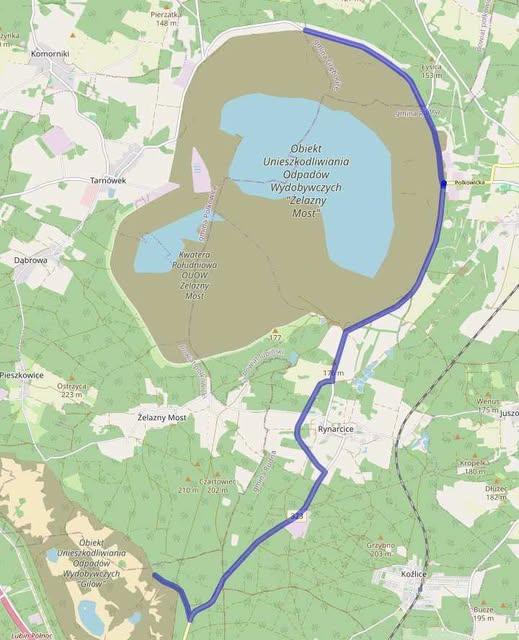  Zwiększony ruch na drodze przy zbiorniku Żelazny Most 