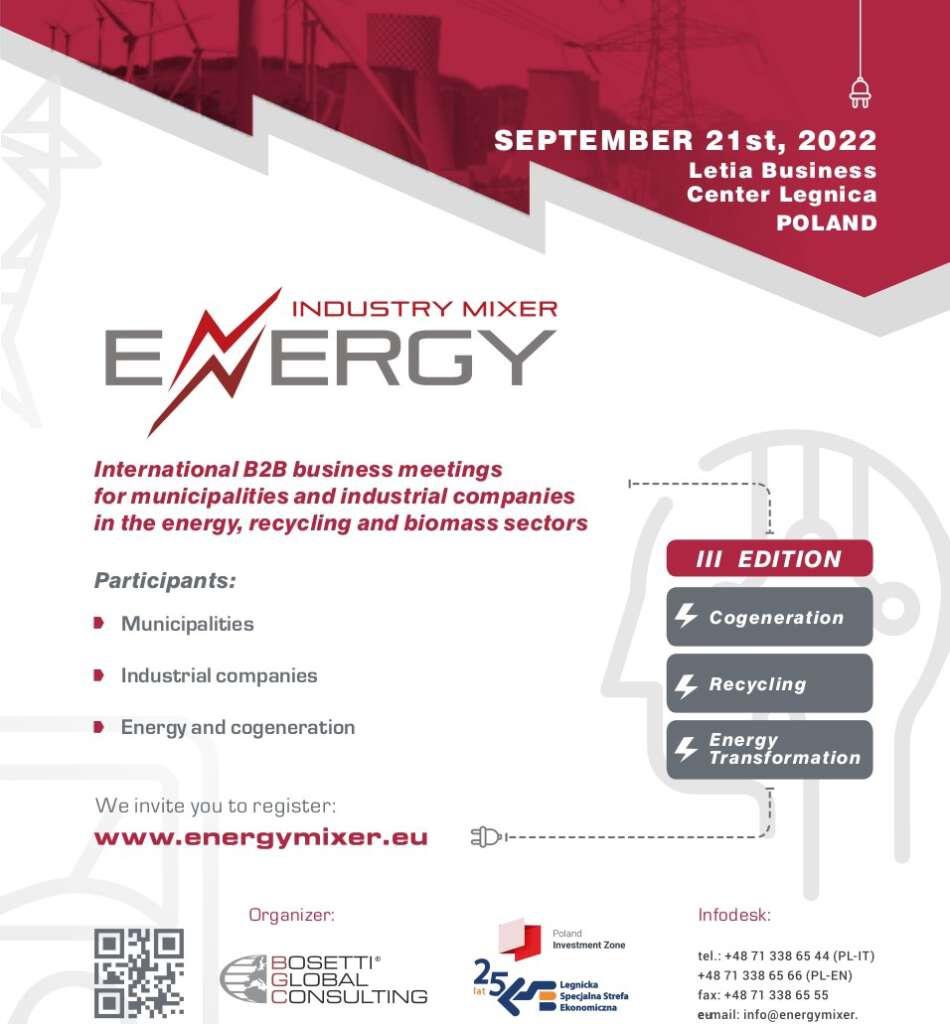 W Legnicy odbędzie się Energy Industry Mixer