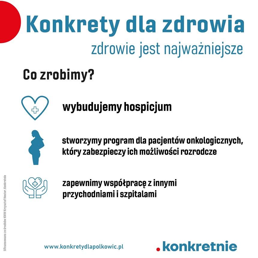 Karetka sanitarna w polkowickiej przychodni. O zdrowiu KONKRETNIE