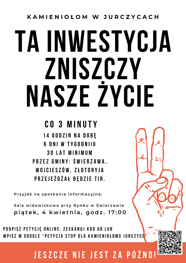 NIE dla kamieniołomu! W piątek spotkanie w Świerzawie