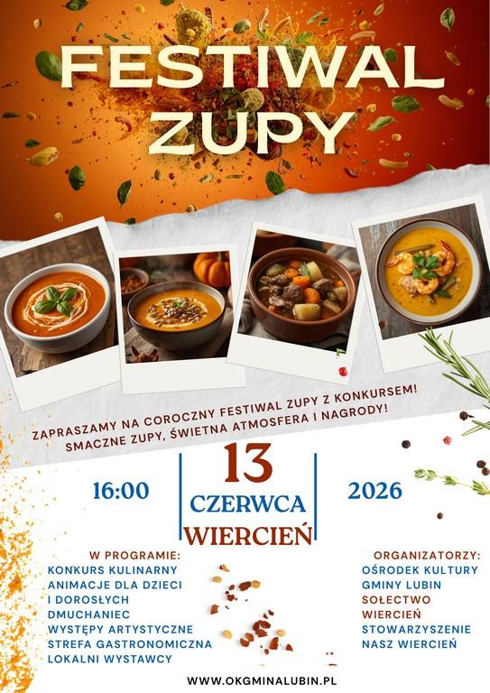 Już niebawem Festiwal Zup w Wiercieniu