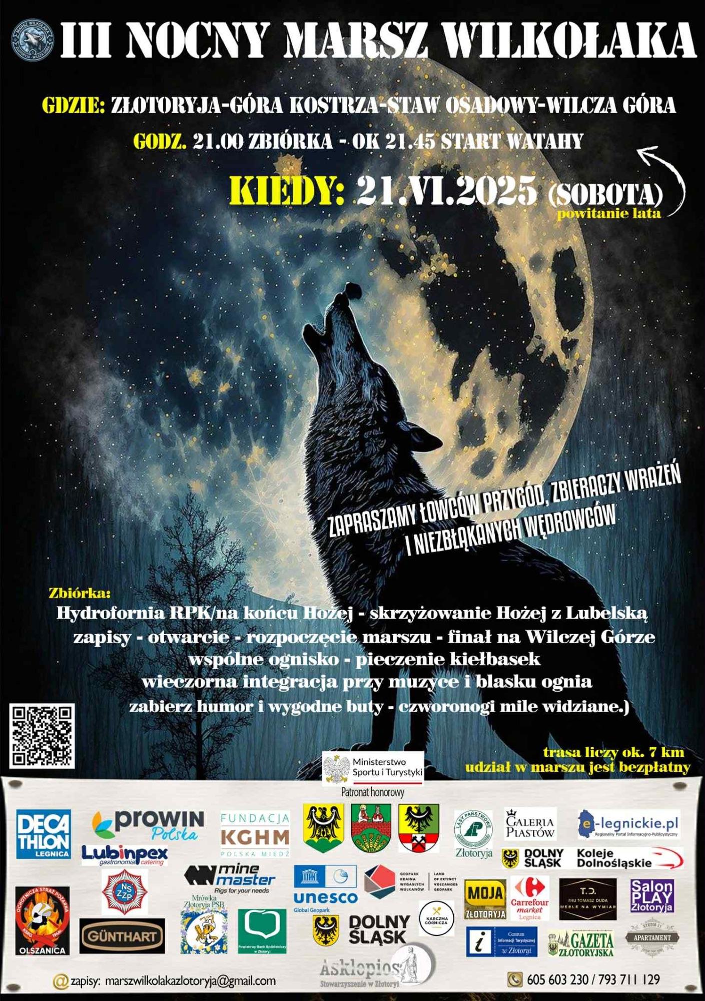 III Nocny Marsz Wilkołaka – ruszamy na szlak przy pełni księżyca