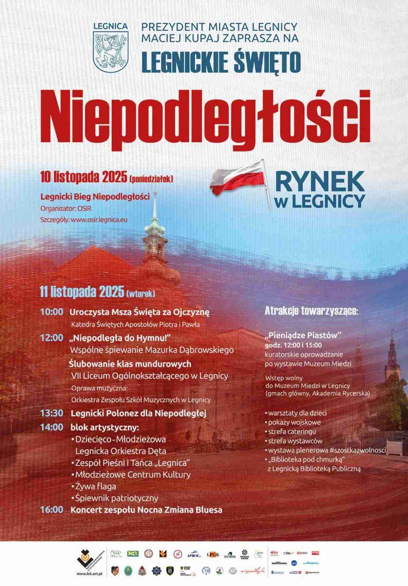 Zapraszamy na Legnickie Święto Niepodległości
