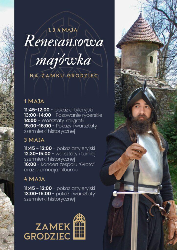Majówka na Zamku Grodziec – podróż w złoty wiek historii