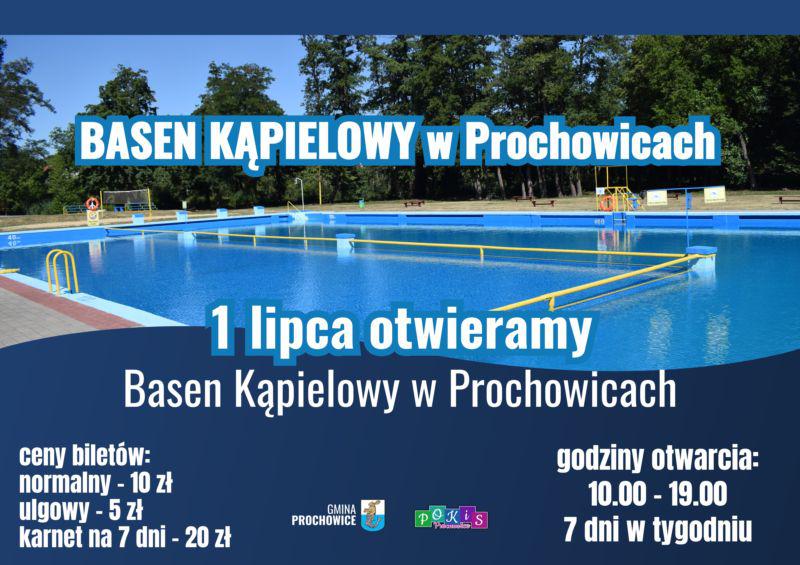 Basen w Prochowicach zaprasza spragnionych wypoczynku nad wodą