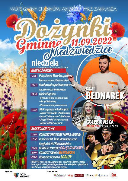 Dożynki gminy Chojnów z K.Bednarkiem