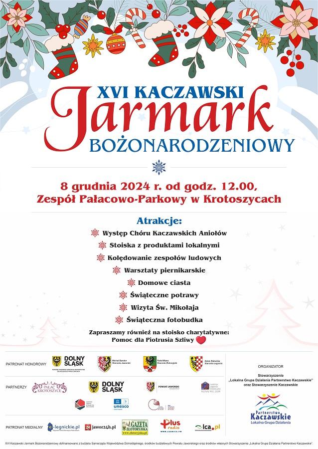 Zapraszamy na Kaczawski Jarmark Bożonarodzeniowy w Krotoszycach!
