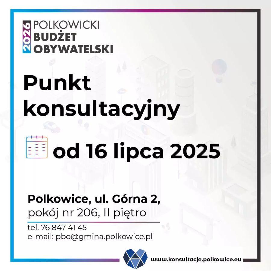 Startuje punkt konsultacyjny PBO 2026