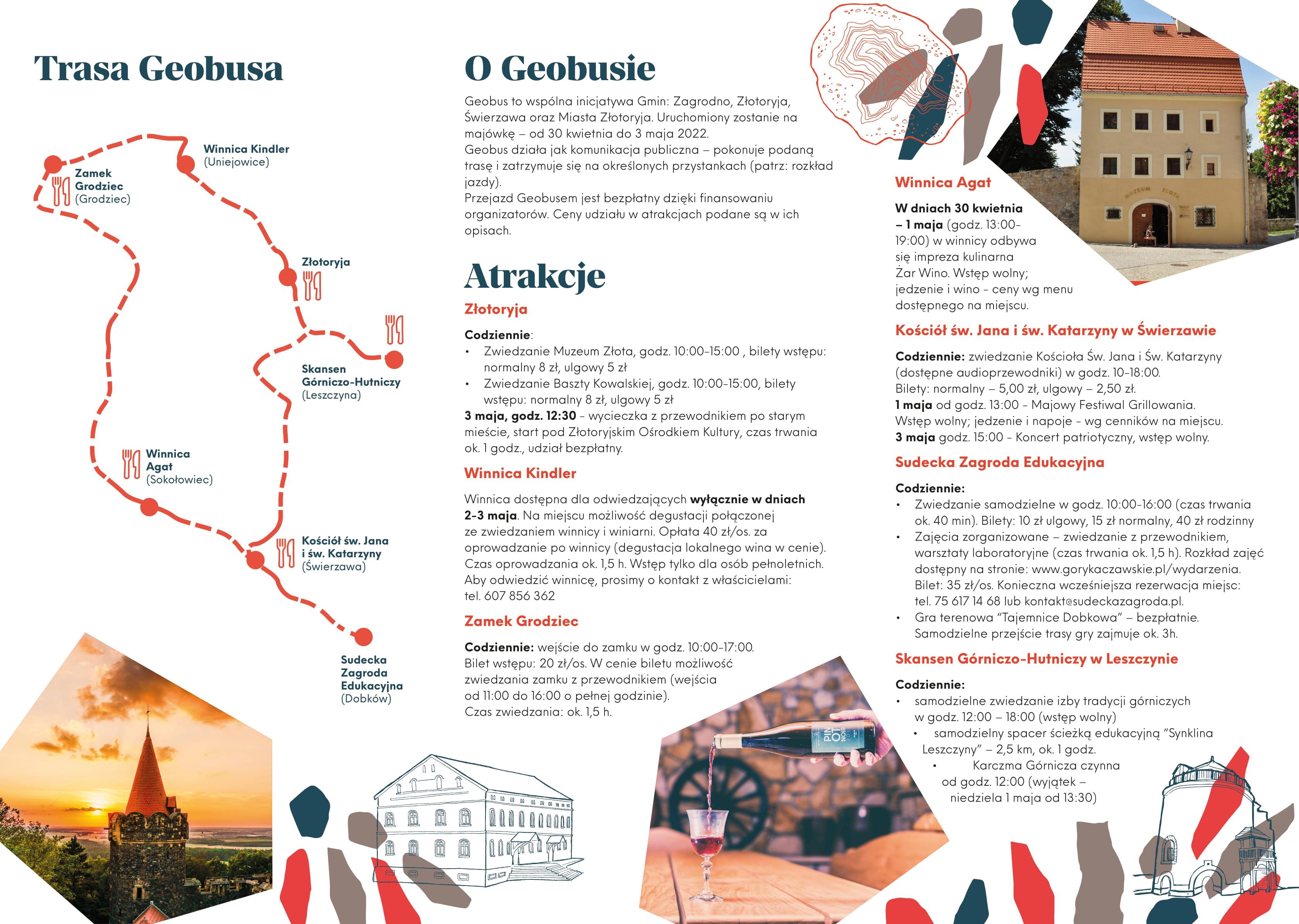 Znamy dokładny rozkład jazdy geobusu. Majowych atrakcji nie zabraknie