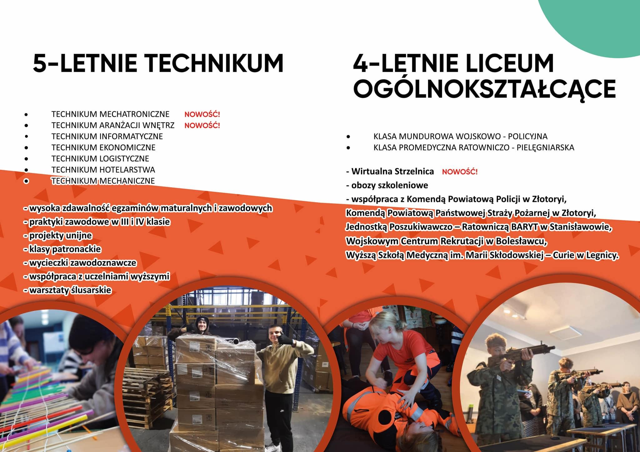 Złotoryja czeka na Ciebie: Zespół Szkół Zawodowych i Liceum Ogólnokształcące – szkoły z przyszłością
