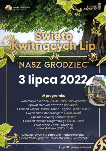 Niedziela z Zamkiem Grodziec- Święto Kwitnących Lip i Nasz Grodziec