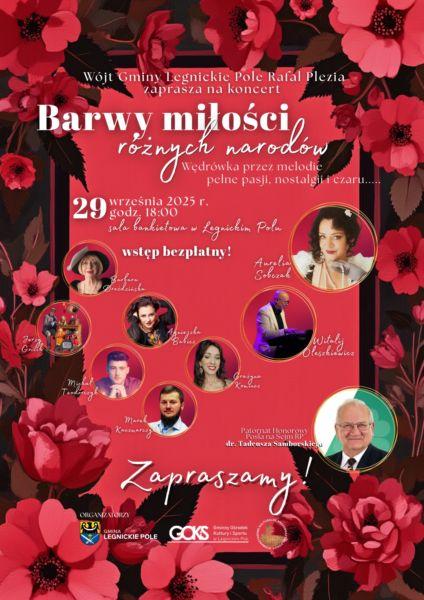 Koncert "Barwy Miłości Wielu Narodów" w Legnickim Polu