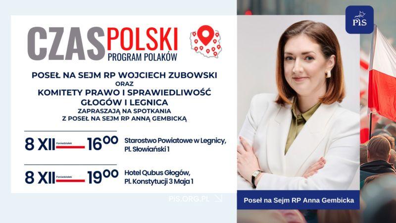 Poseł W.Zubowski zaprasza na spotkania 