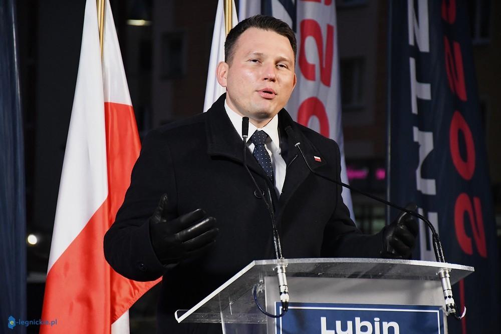 S.Mentzena wyborcza jazda bez trzymanki: Złotoryja, Jawor, Legnica jednego popołudnia
