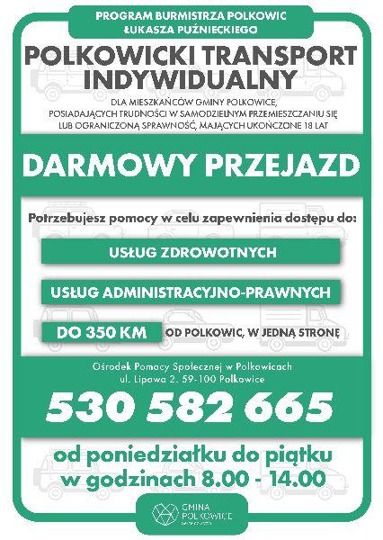 Polkowicki transport indywidualny. Dla kogo?