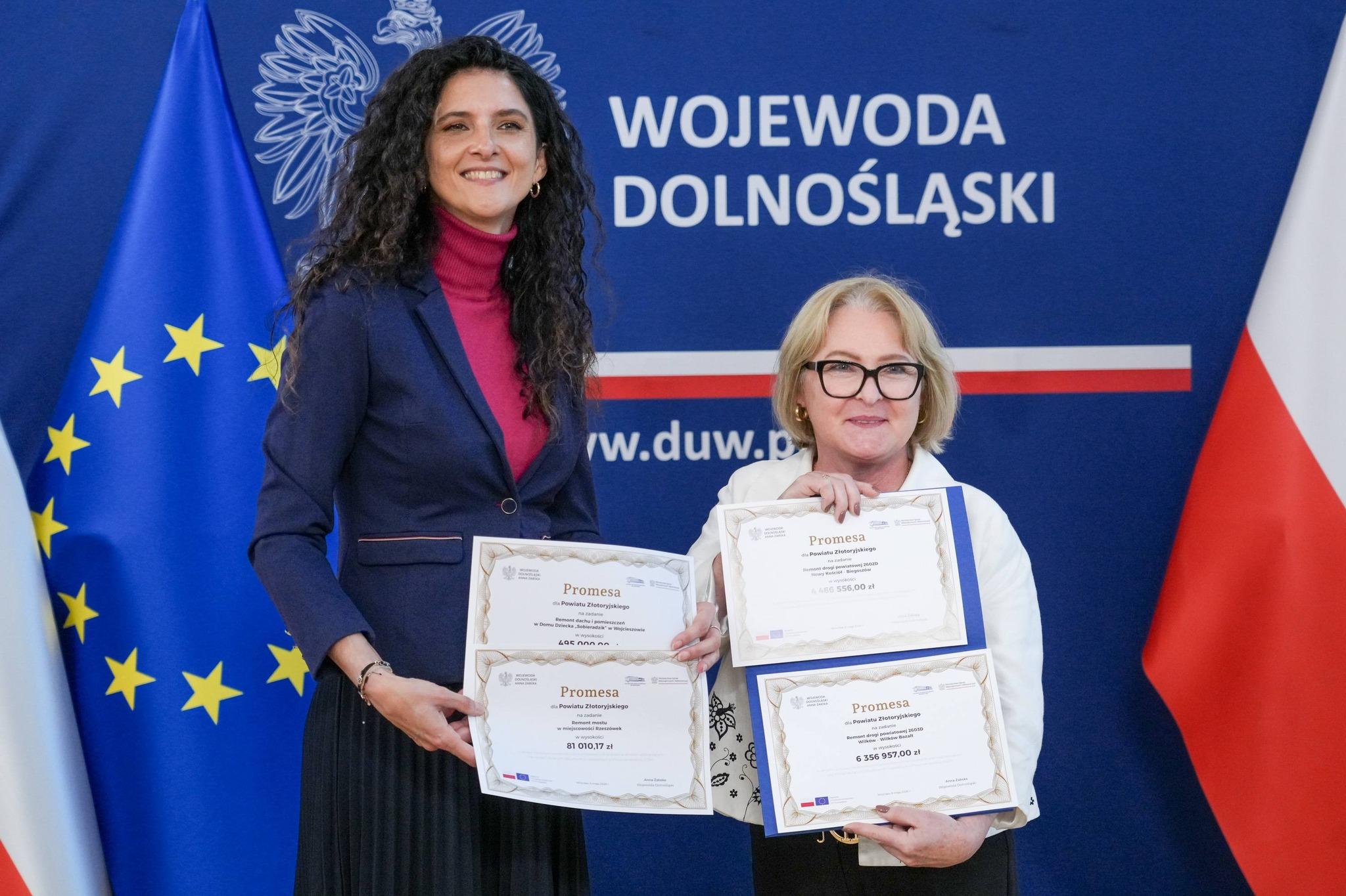 Milionowe wsparcie dla Powiatu Złotoryjskiego 
