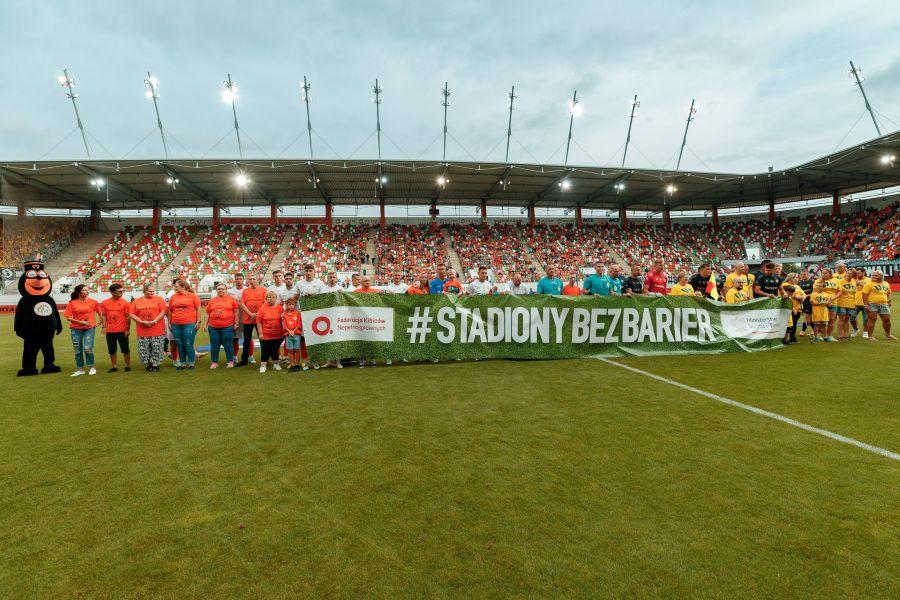 To będzie niezwykły mecz! KGHM Zagłębie Lubin weźmie udział w akcji "Stadiony Bez Barier"