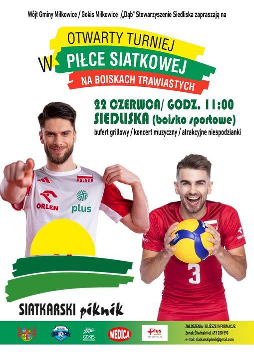 Zapraszamy na Siatkarski Piknik do Siedlisk