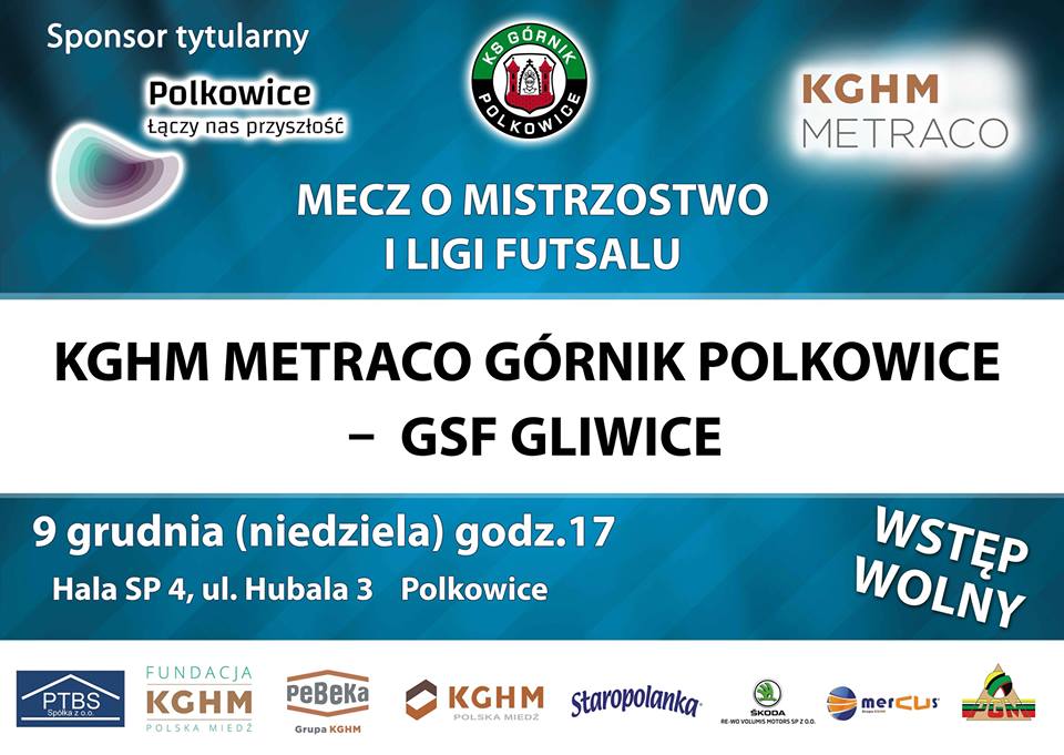 Górnik liderem 1 ligi futsalu