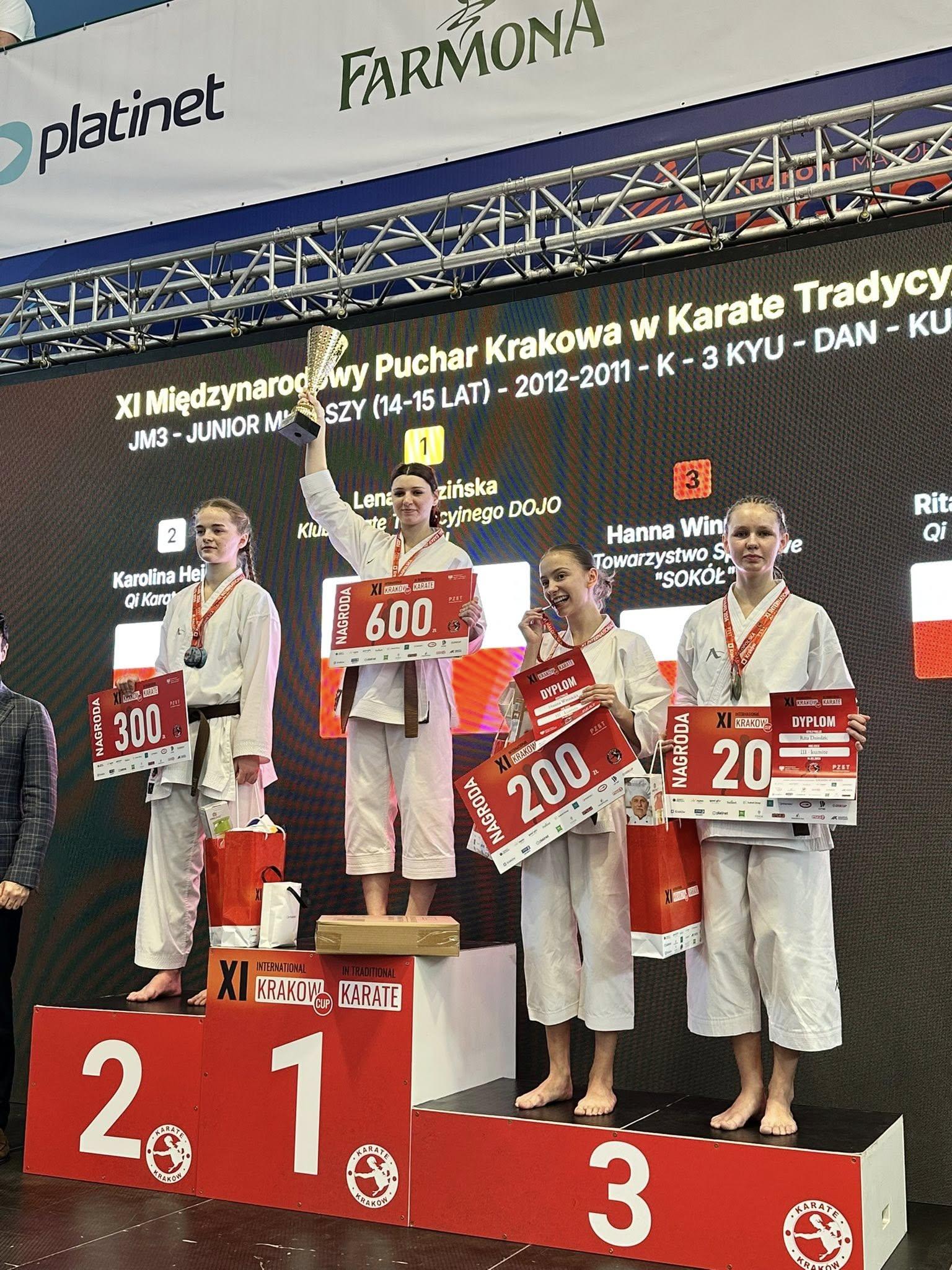 Udany start karateków z Lubina na Pucharze Krakowa