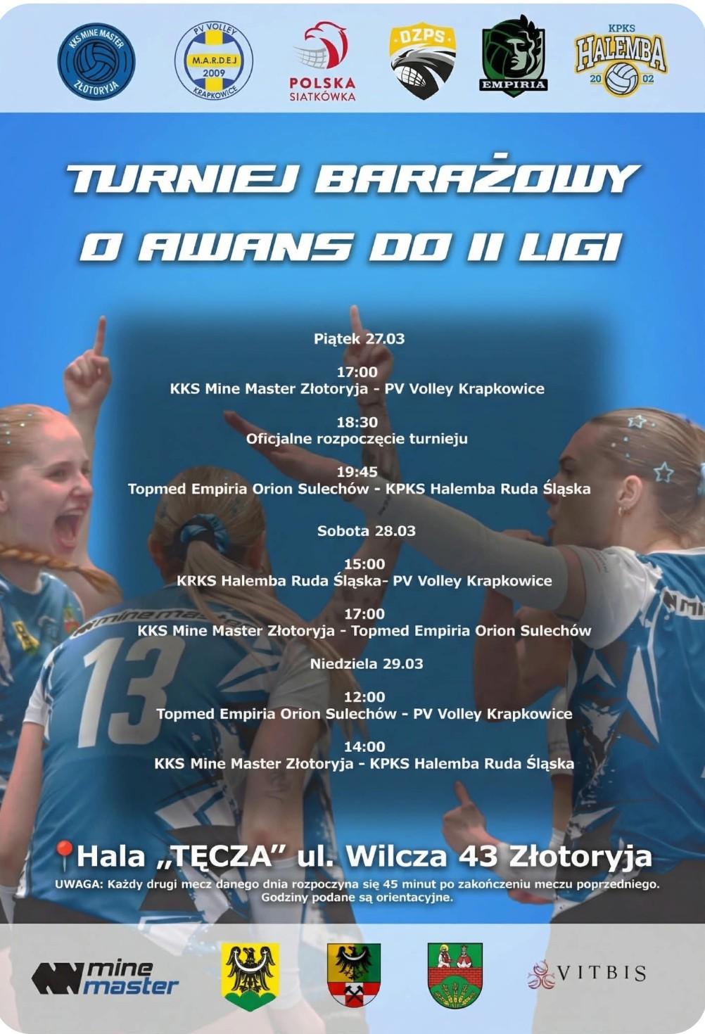 Siatkarska Złotoryja zaczyna grę o 2 ligę !