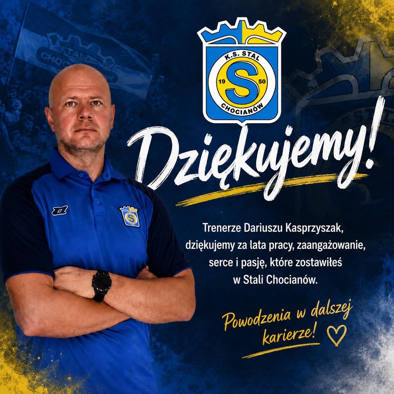 Trener opuszcza Stal po znakomitym sezonie