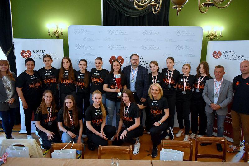 Polkowice miastem kosza. Władze doceniły wicemistrzostwo Polski juniorek