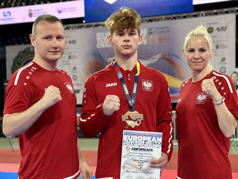 Złotoryja z medalem Mistrzostw Europy w Taekwon-do