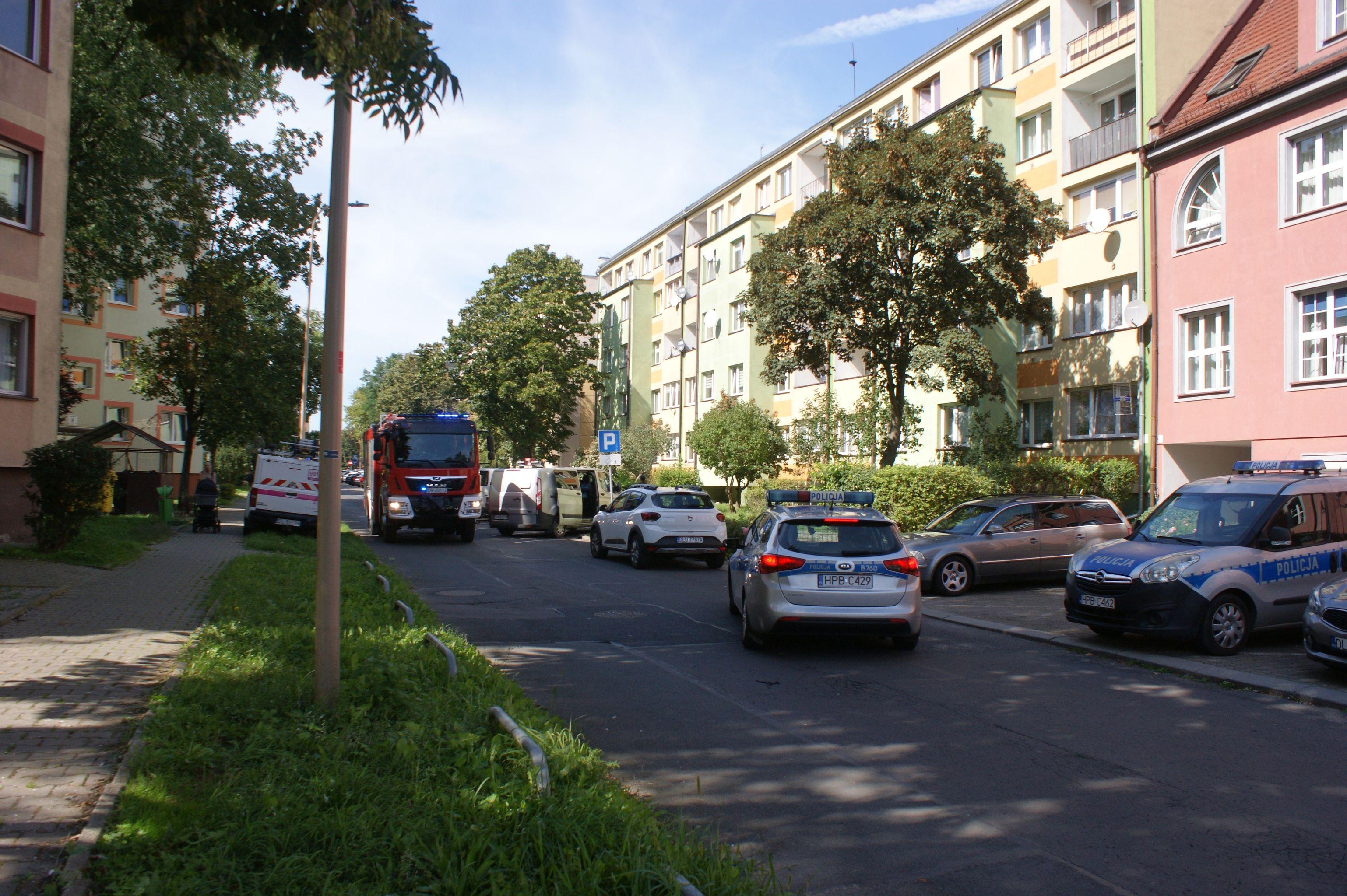 Ładunek wybuchowy w mieszkaniu