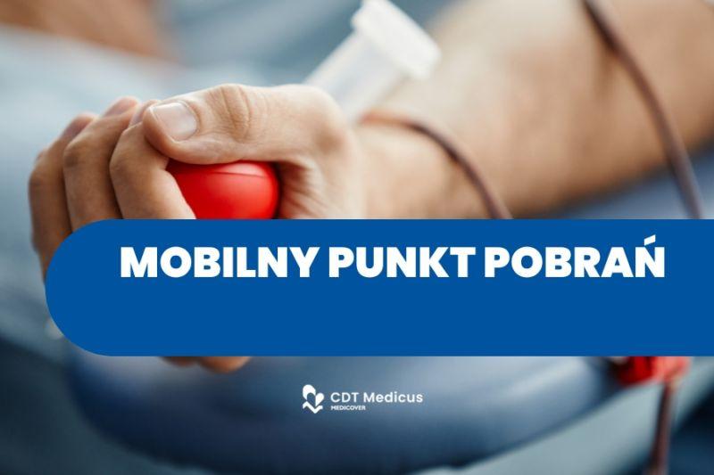 Mobilny punkt pobrań CDT Medicus dostępny w Lubinie, Legnicy i Jaworze