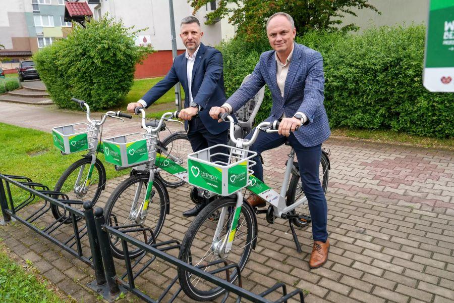 Polkowicki Rower Miejski jedzie z Sandenem