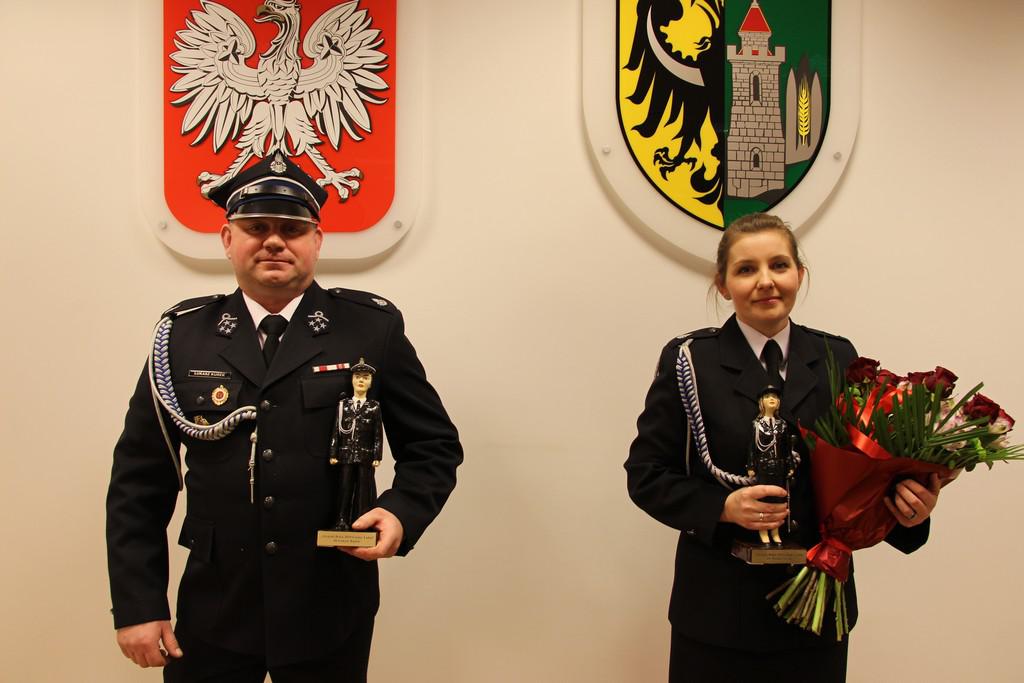 Monika Siwak i Łukasz Kurek laureatami konkursu „Strażak Roku 2019”
