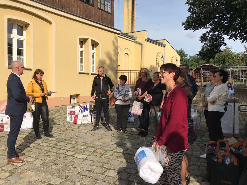 KGHM pomaga pogorzelcom z Lubiąża