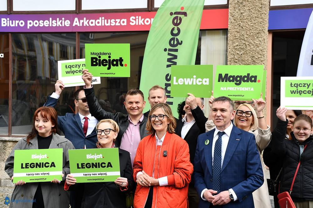 Magdalena Biejat w Legnicy: mocny program Lewicy(FOTO)