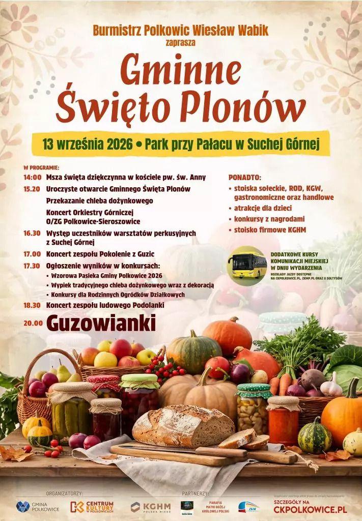 W niedzielę Polkowice podziękują za tegoroczne plony