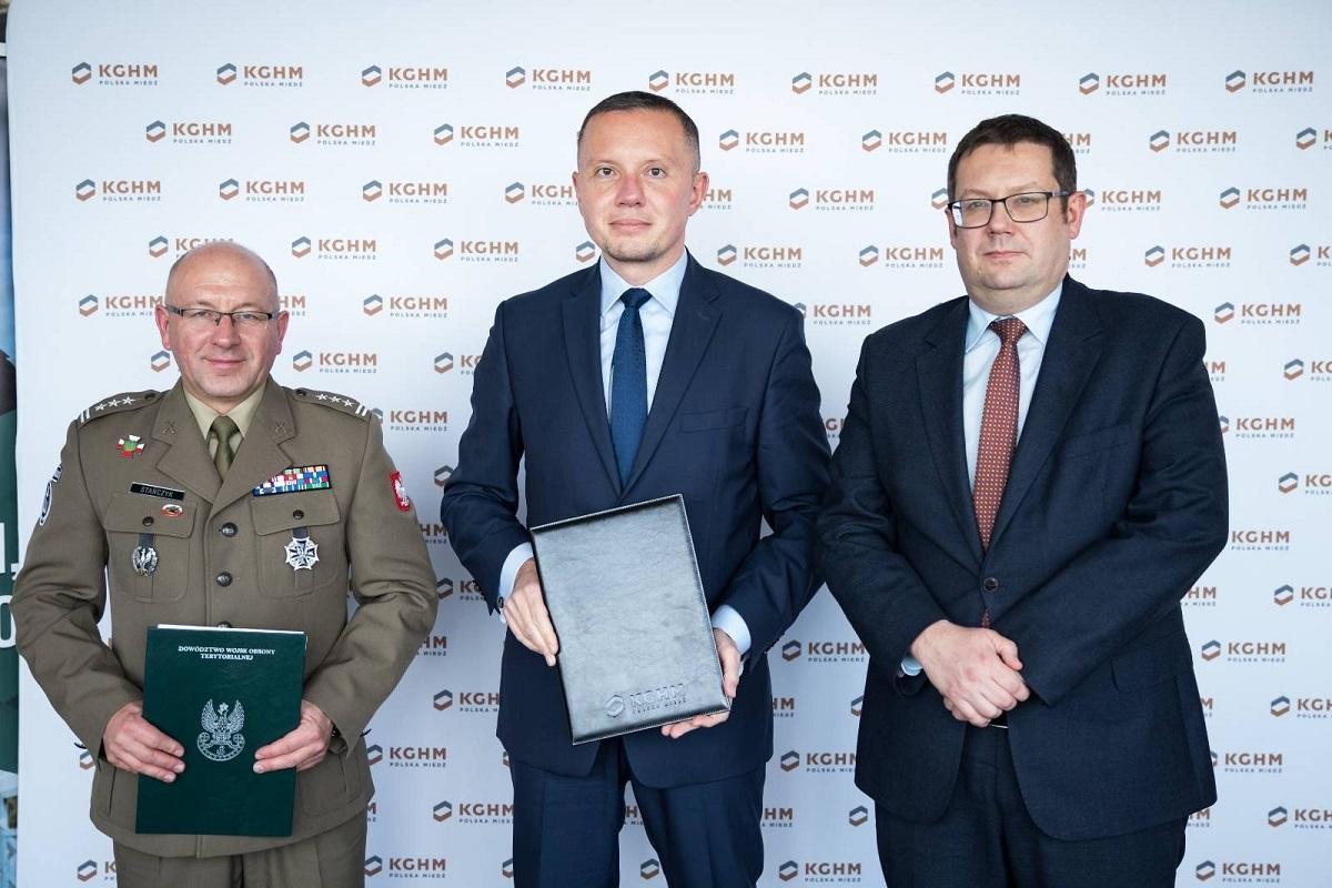 KGHM nawiązuje współpracę z Wojskami Obrony Terytorialnej