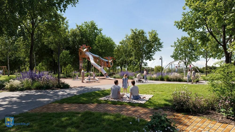  Będzie nowy plac zabaw w parku. Drugiego takiego nie ma na Dolnym Śląsku (FOTO)