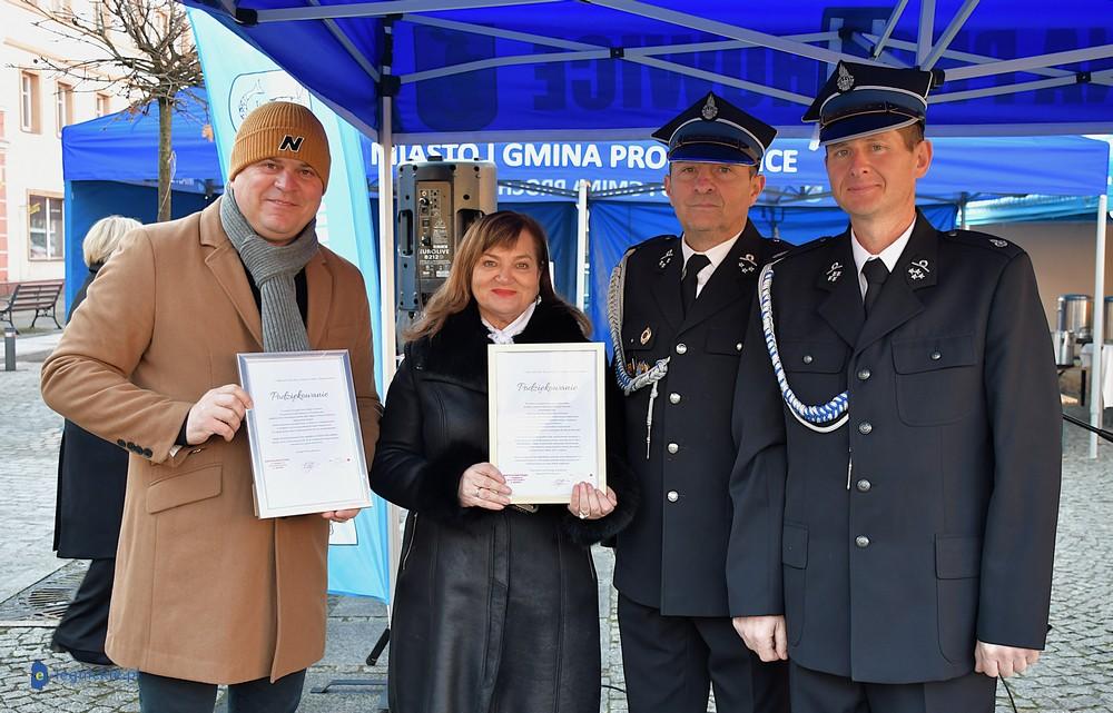 Strażacy na prochowickim Rynku (FOTO)