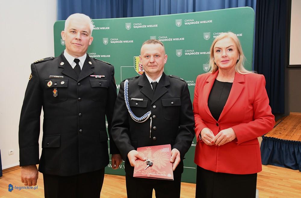 Nowy wóz bojowy wjechał do remizy w Wądrożu Wielkim (FOTO)