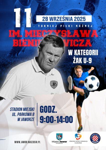 Zaproszenie na piłkarski Memoriał im. Mieczysława Bieniusiewicza