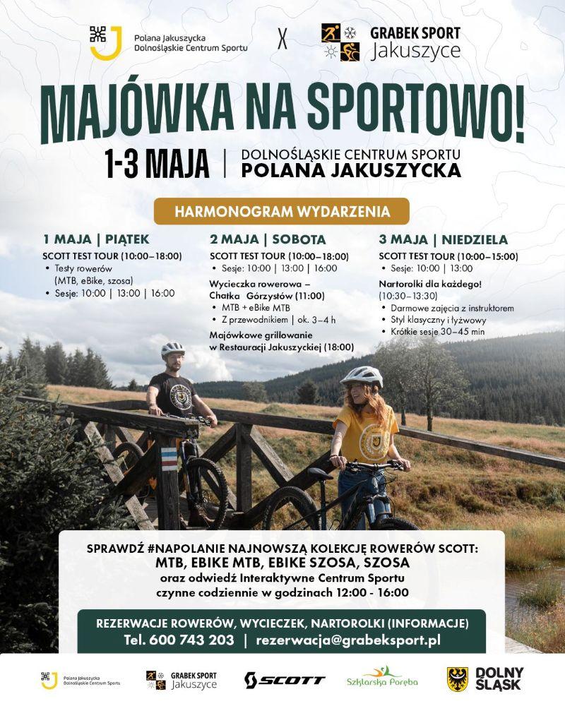 Majówka na sportowo na Polanie Jakuszyckiej