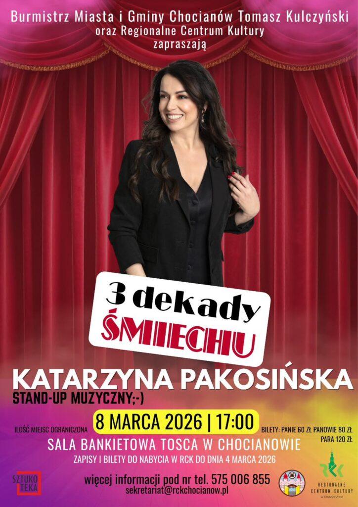 K.Pakosińska przejmuje Chocianów... Kabaret dla kobiet 2026