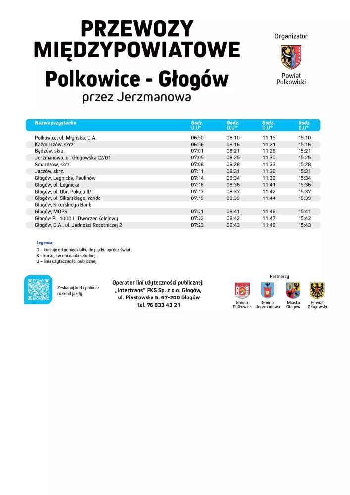 Samorządy przejmują utrzymanie linii autobusowej Polkowice – Głogów 