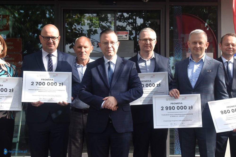 Miliony dla gmin, miasta i powiatu polkowickiego (FOTO)