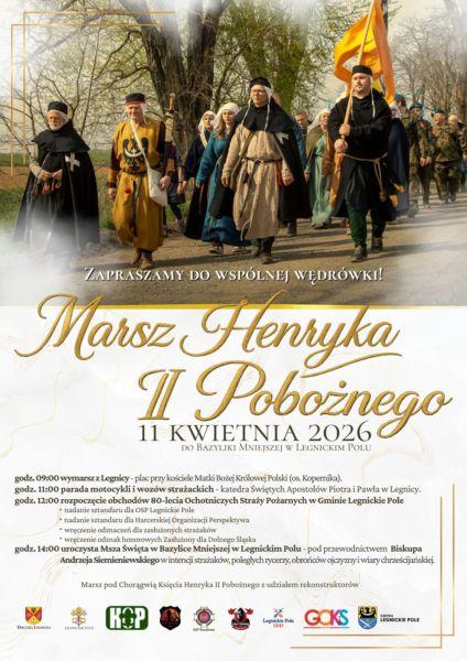 Marsz Henryka II Pobożnego do Legnickiego Pola już 11 kwietnia